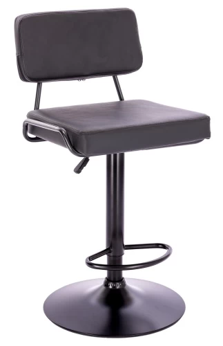 Стул барный Bit (экокожа черная)